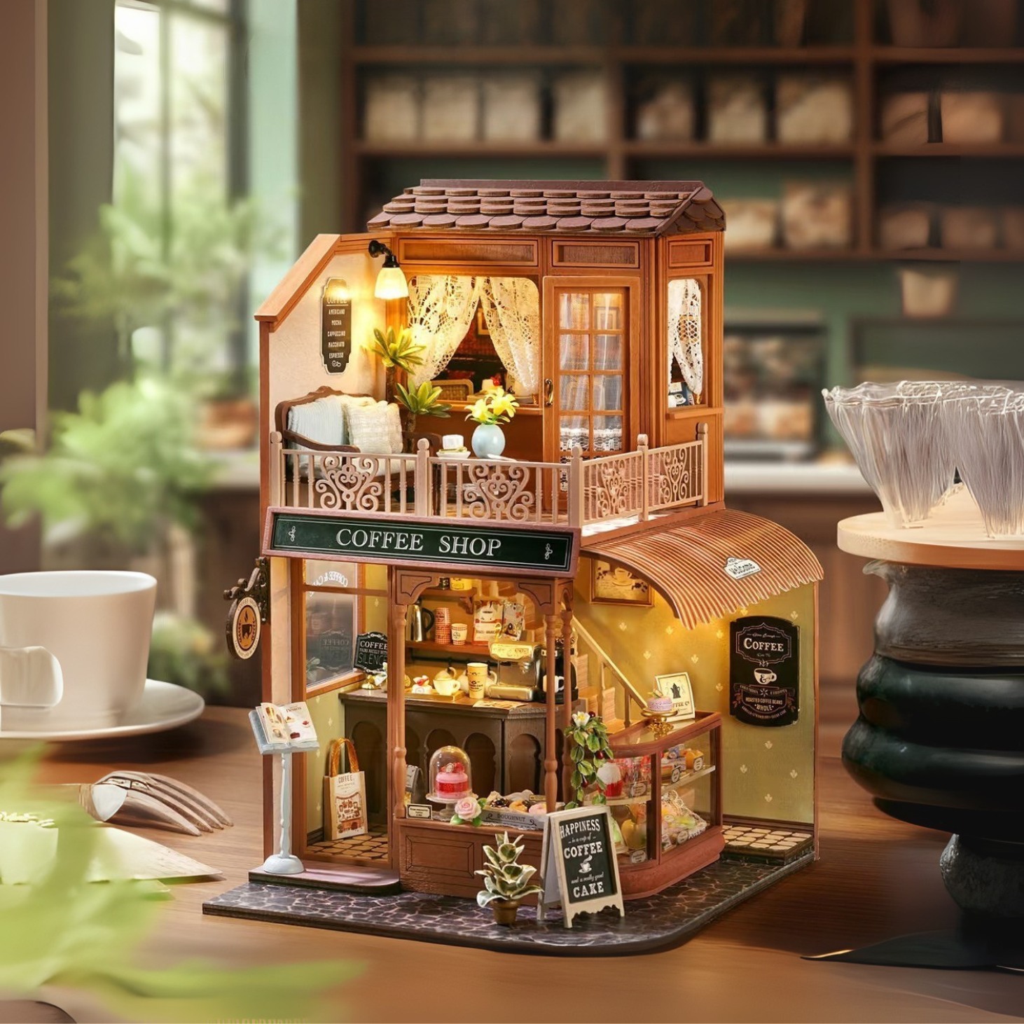 Plymagic DIY Mini House - Perch & Latte Loft