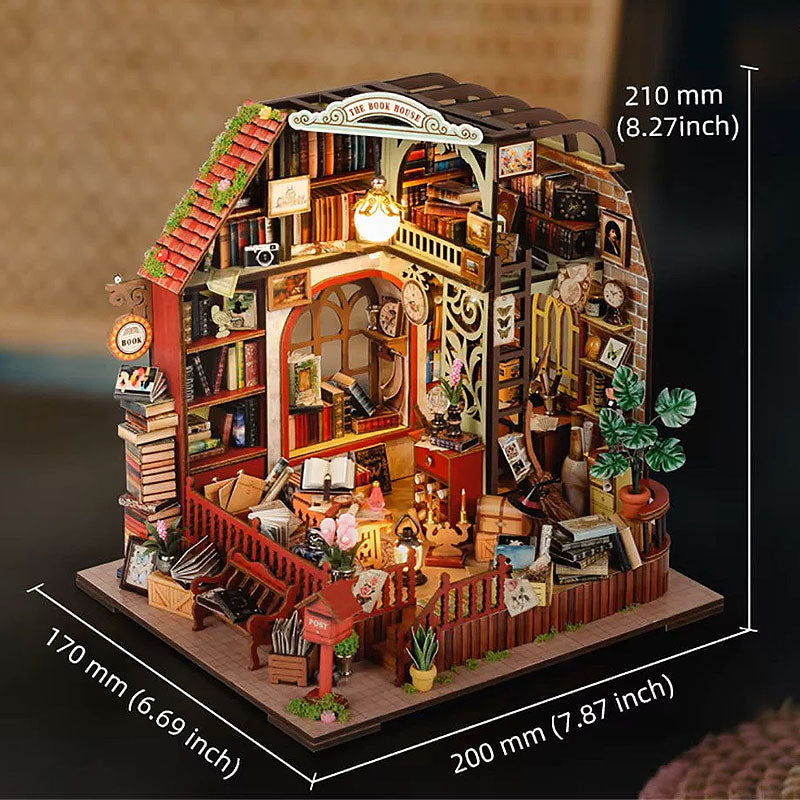 Plymagic DIY Mini House - Book Cottage