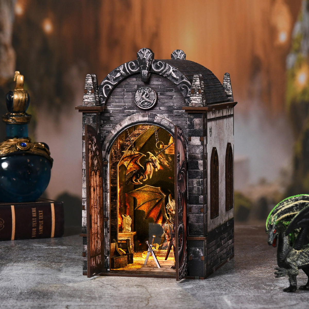 Plymagic DIY BookNook - Dragon's Lair