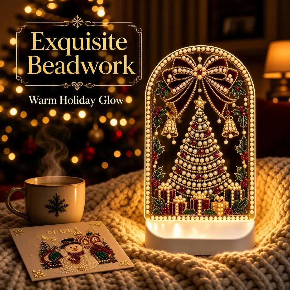 Plymagic DIY Pearl Art - Christmas Night Light