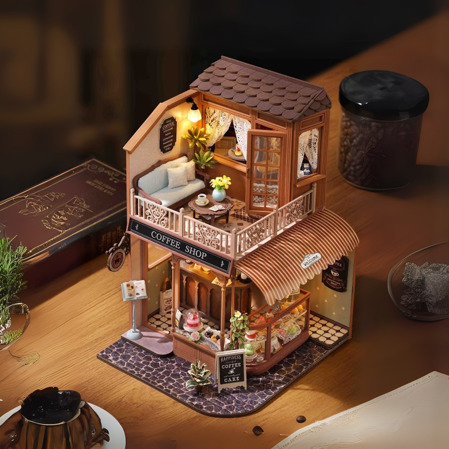 Plymagic DIY Mini House - Perch & Latte Loft