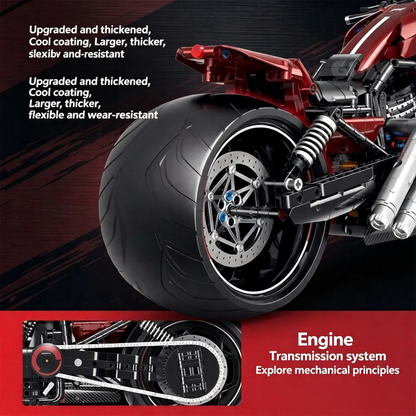 Plymagic Assembly Model - Napoleon Mechanical Motorcycle