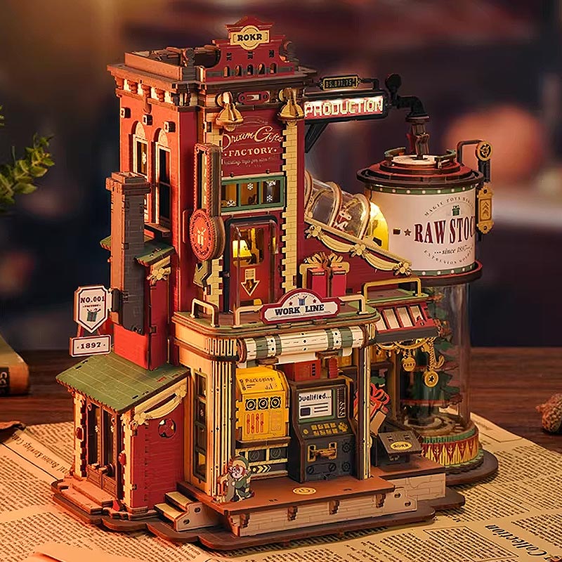Plymagic DIY Mini House - Christmas Gift Factory