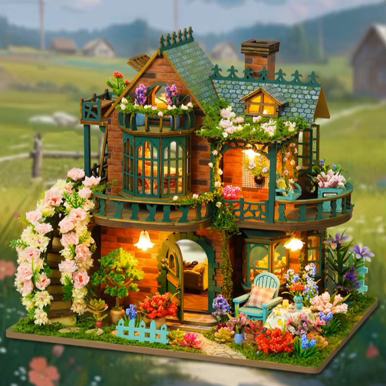 Plymagic DIY Mini House - Idyllic Cottage
