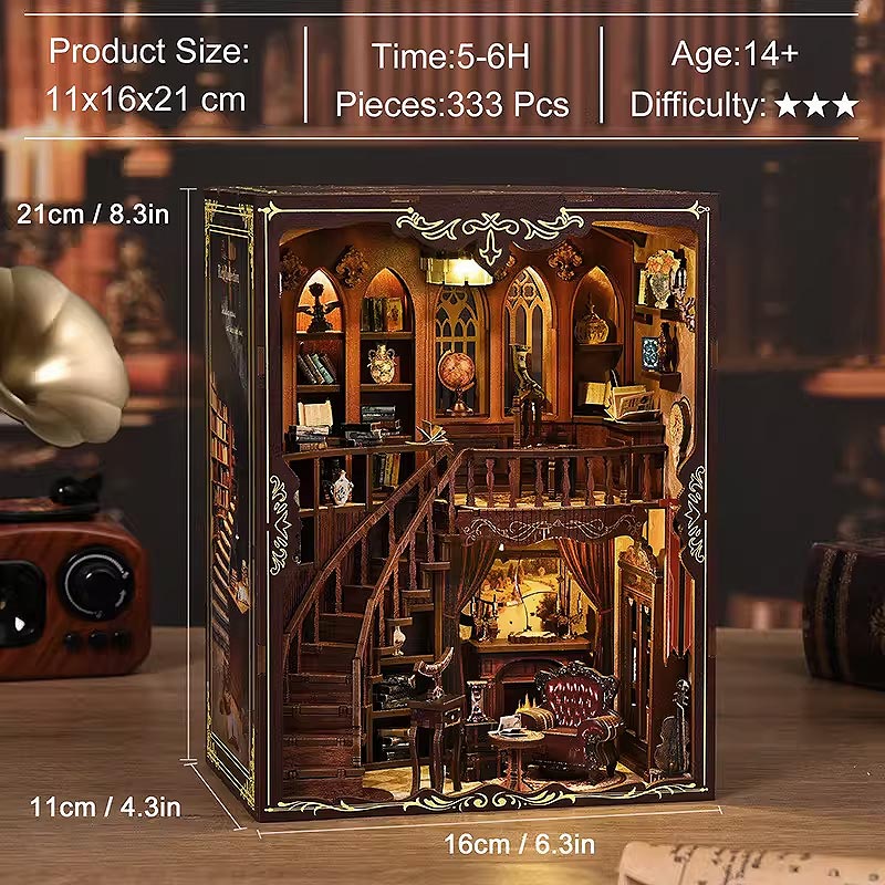 Plymagic DIY Book Nook - The Gilded Quill