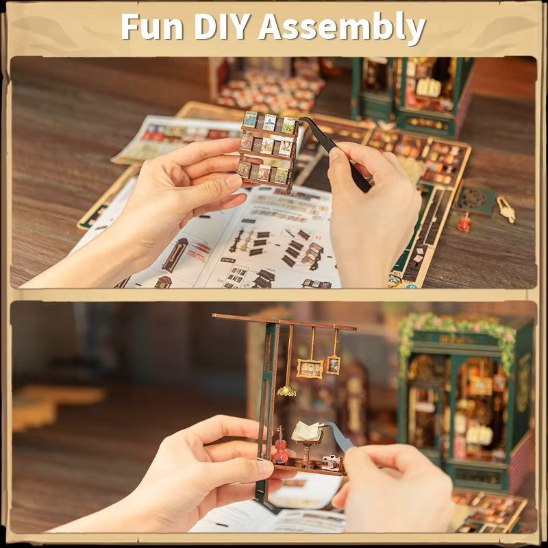 Plymagic DIY Book Nook - Vintage Bookstore