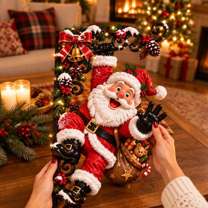 🎄 Christmas Door Frame Corner Decor – Santa, Snowman & Reindeer