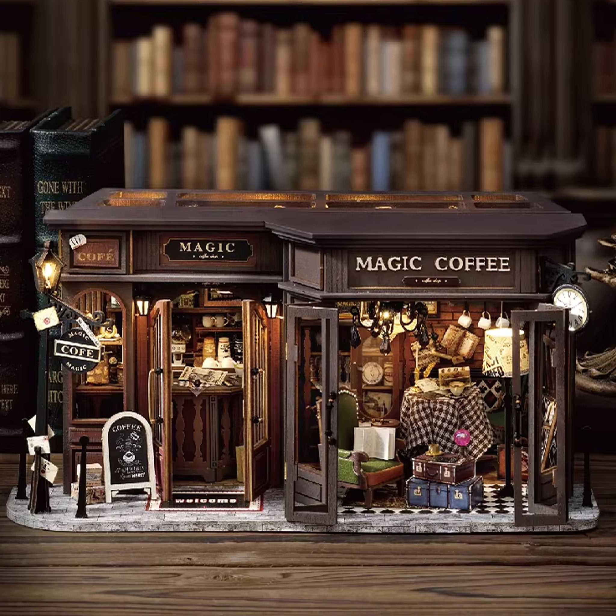 Plymagic DIY Mini House - Magic Coffee Shop