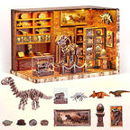 Plymagic DIY Book Nook - Dinosaur Museum Dollhouse Kit