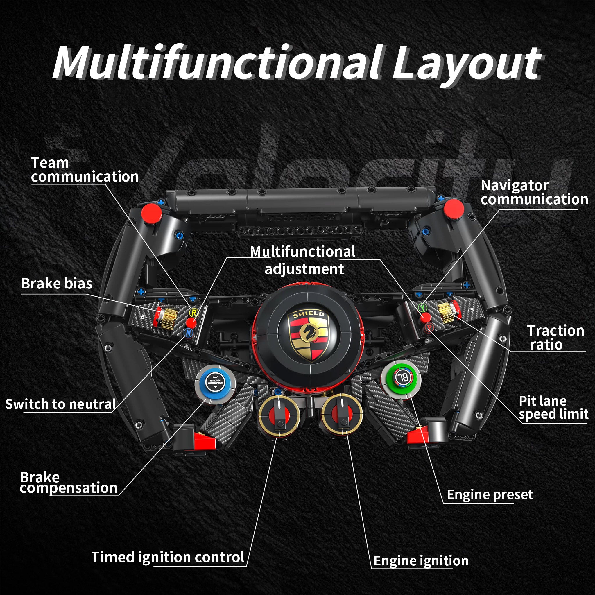 Plymagic Assembly Model - Elite concept steering wheel Main image