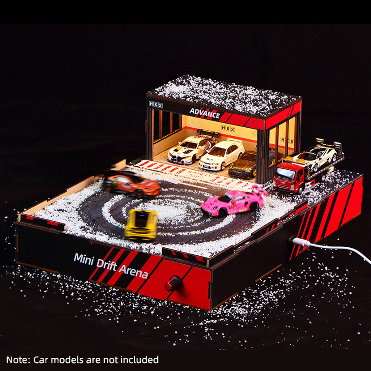 Plymagic Miniature Scene - 1:64 Scale DIY Mini Drift Arena