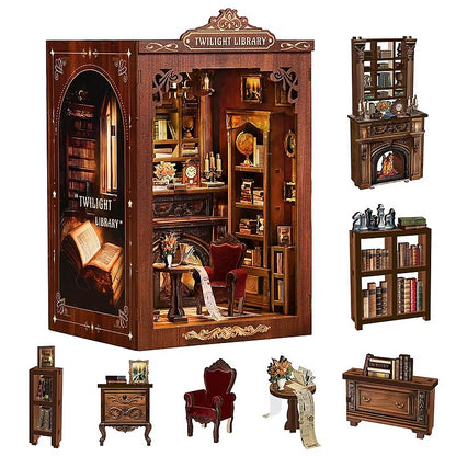Plymagic DIY Book Nook - Oak Hearth Reading Room