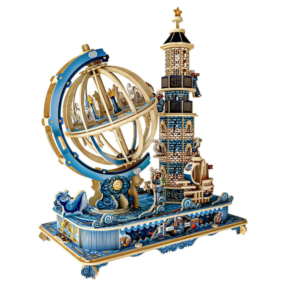 Plymagic Assembly Model - Musical Globe & Lighthouse