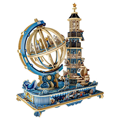 Plymagic Assembly Model - Musical Globe & Lighthouse
