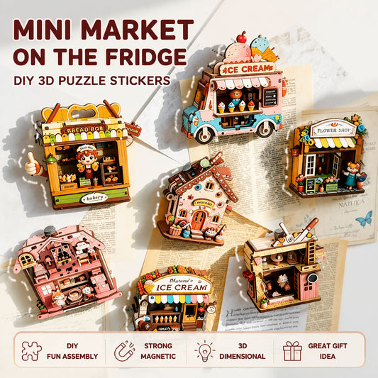 Plymagic DIY Fridge Magnets - Mini Market