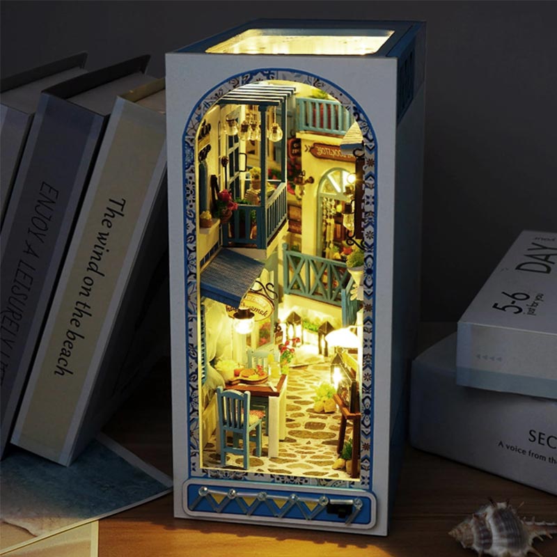 Plymagic DIY Book Nook - Sea Breeze Mediterranean Street