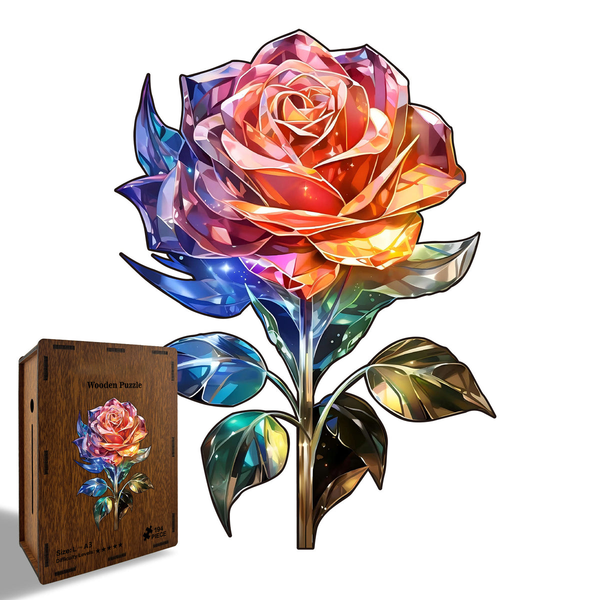Plymagic Puzzle - Rose