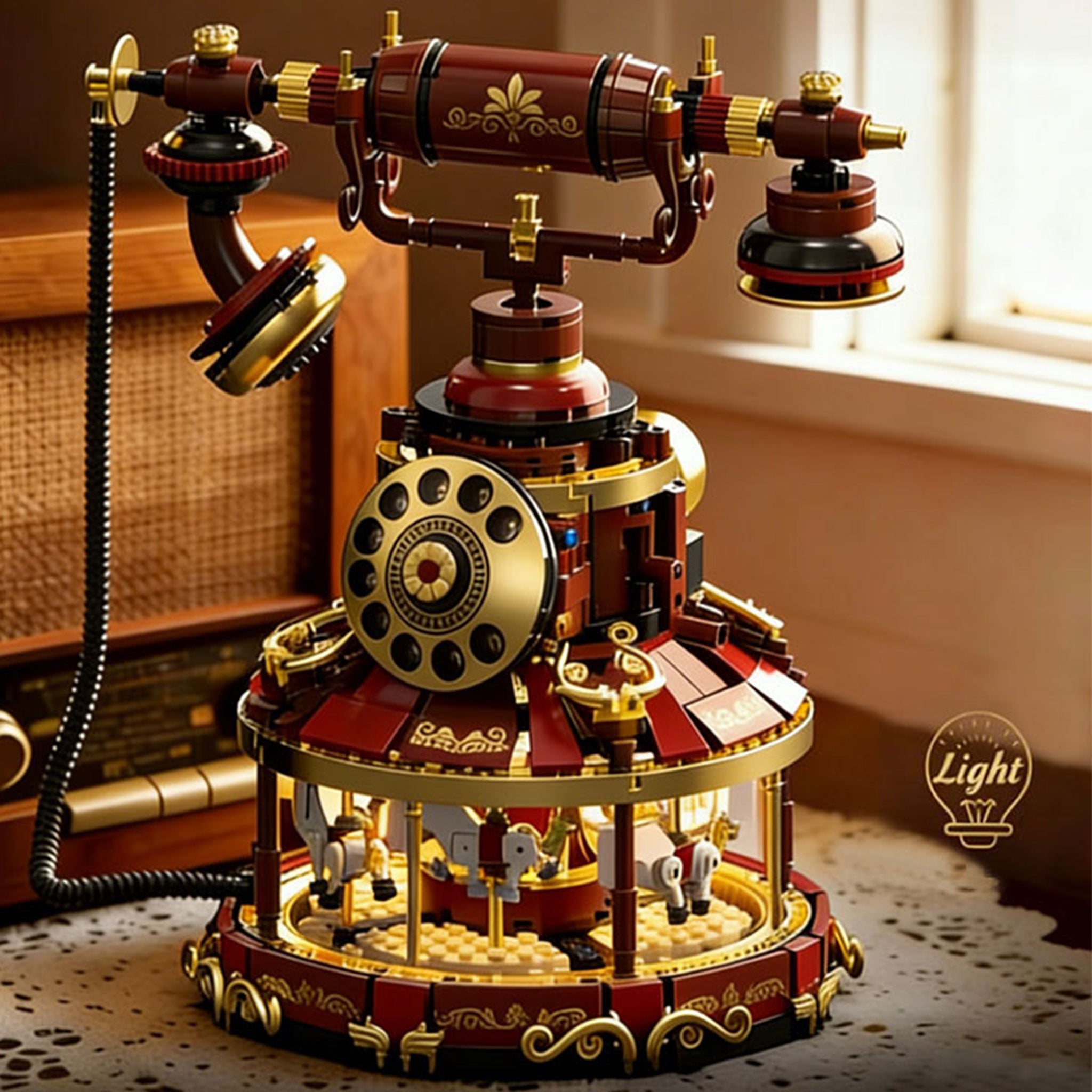 Plymagic Assembly Model - Vintage telephone carousel Secondary image