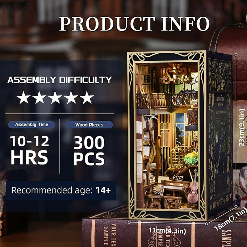 Plymagic DIY Book Nook - Nightingale Piano Room