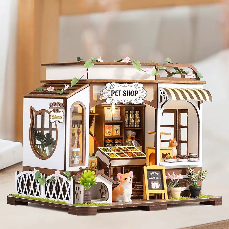 Plymagic DIY Mini House - Pet Shop