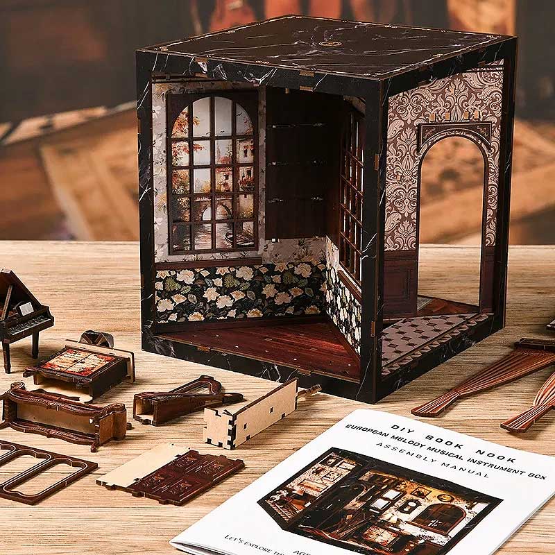 Plymagic DIY Mini House - Composer's Cube: Grand Quartet in Four Acts