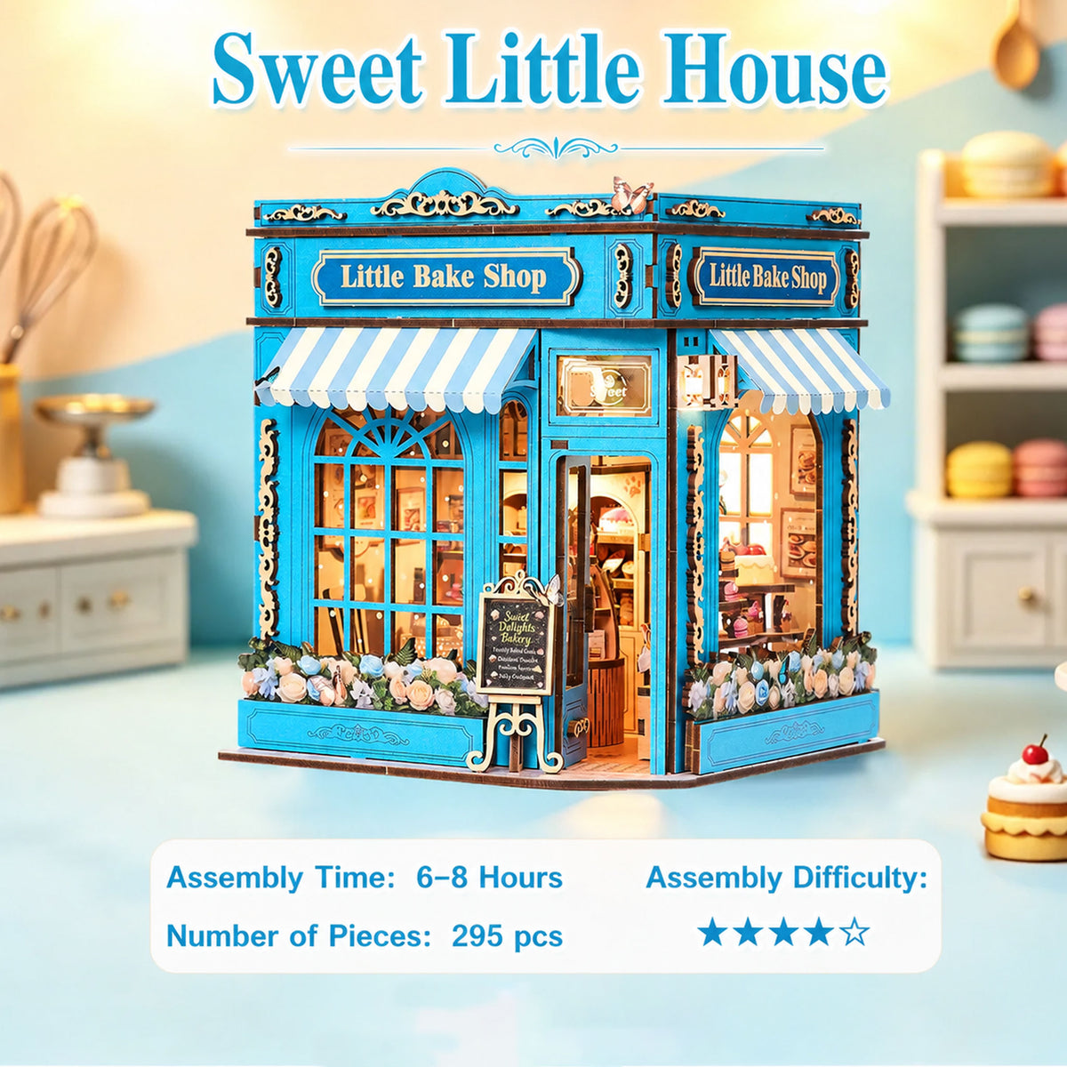 Plymagic DIY Mini House - Sweet Little House