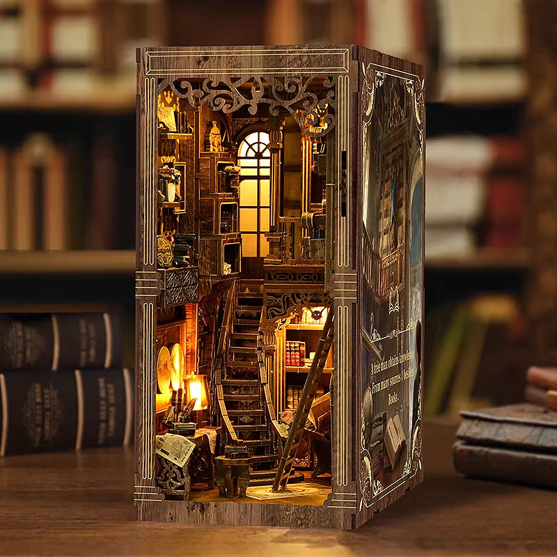 Plymagic DIY Book Nook- Antique Book Collection Room Main image