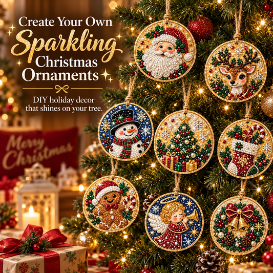 (🎄Early Christmas Sale - 49% OFF) DIY Diamond Painting Ornaments Kit