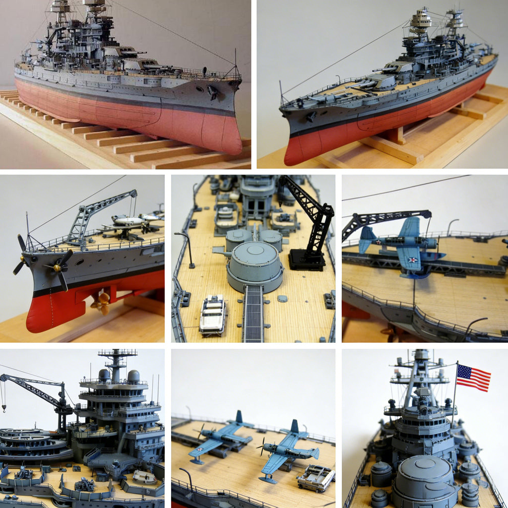 Plymagic Assembly Model - USS Texas Battleship V2