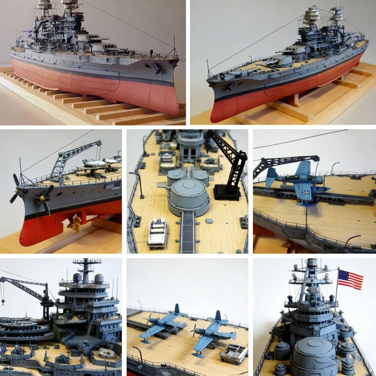 Plymagic Assembly Model - USS Texas Battleship V2