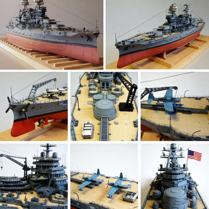 Plymagic Assembly Model - USS Texas Battleship V2
