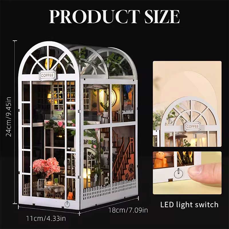 Plymagic DIY Book Nook - Coffee Garden