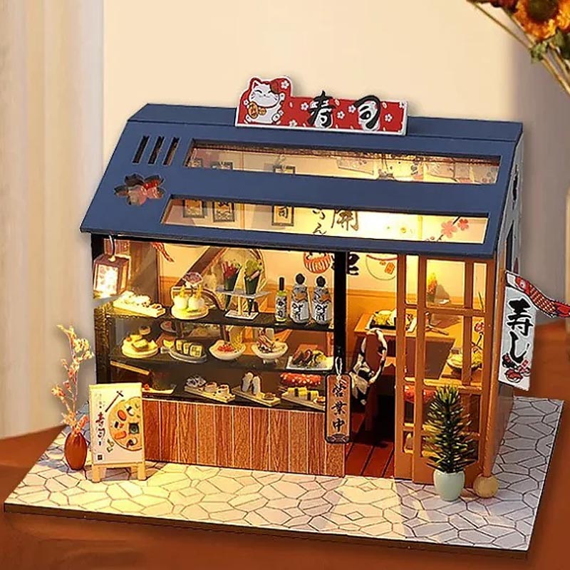 Plymagic DIY Mini House - Hanami Sushi Stop