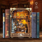 Plymagic DIY Book Nook - Classic Cat Tea Shop