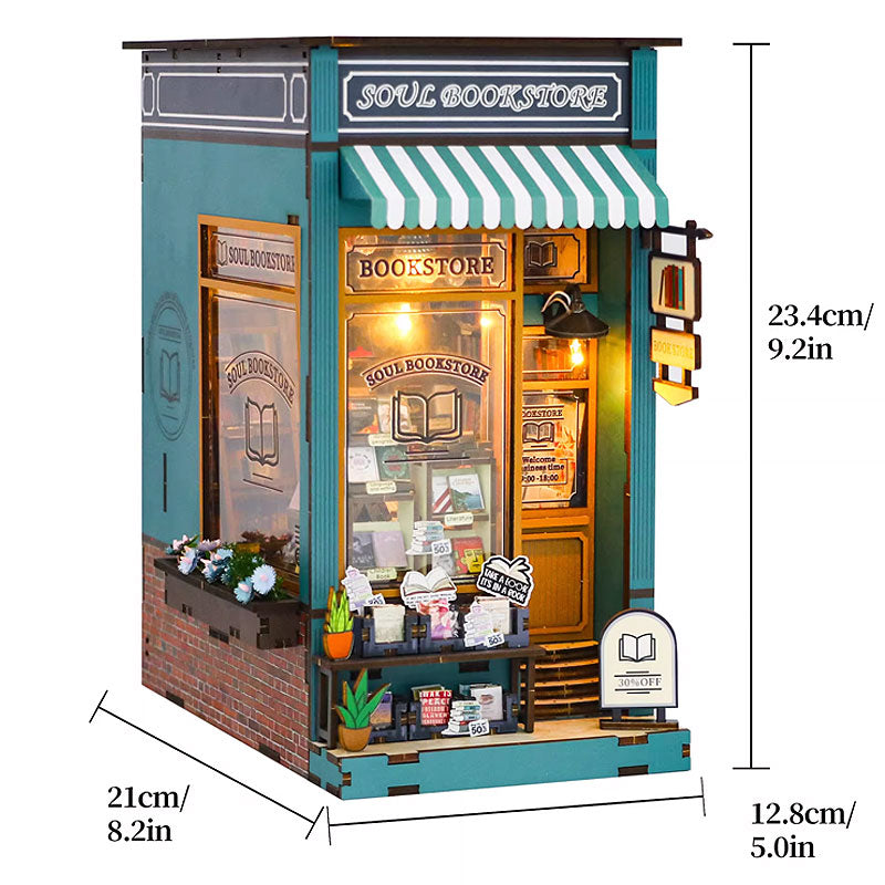 Plymagic DIY Book Nook - Bookstore