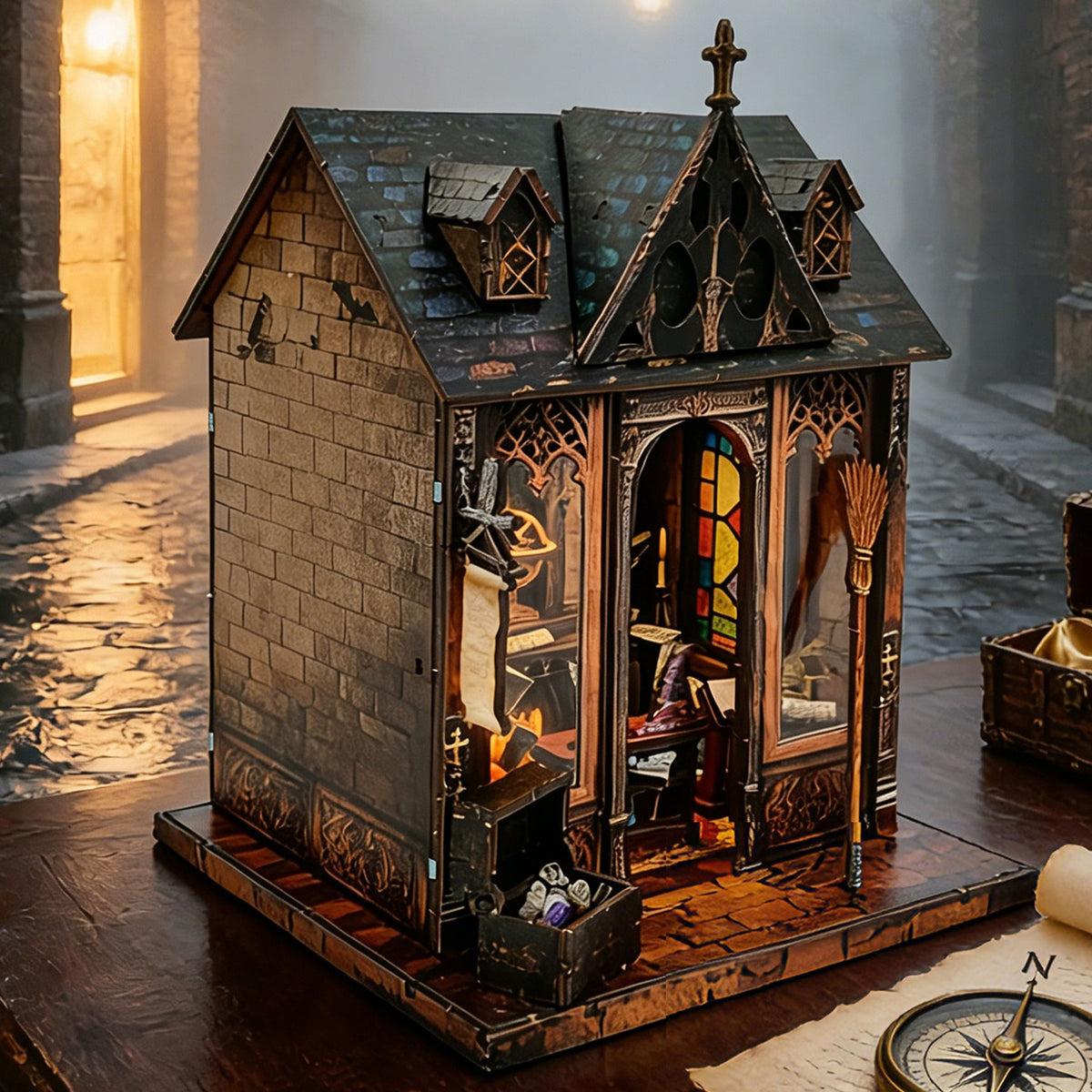 Plymagic DIY Mini House - Gothic Magic House