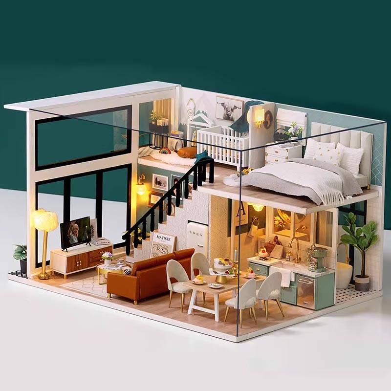 Plymagic DIY Mini House - Modern Loft