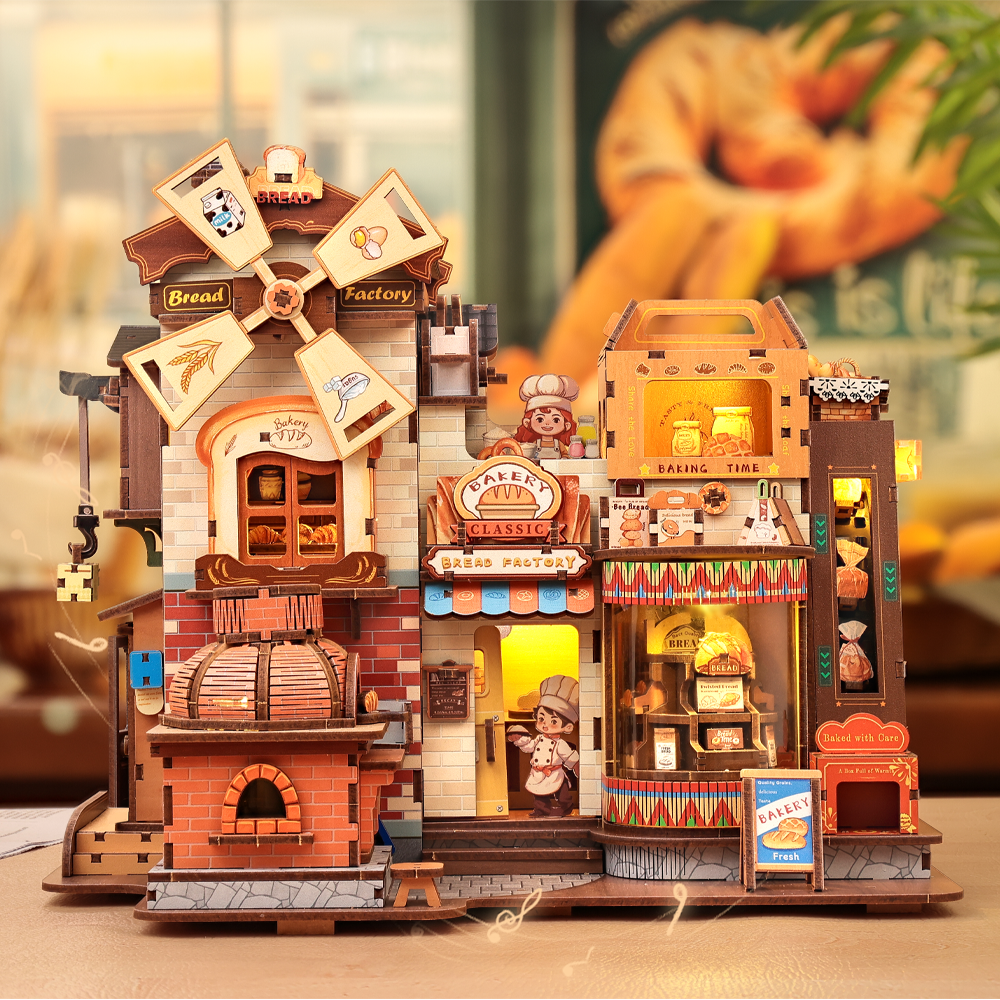 Plymagic DIY Mini House - Bread Factory