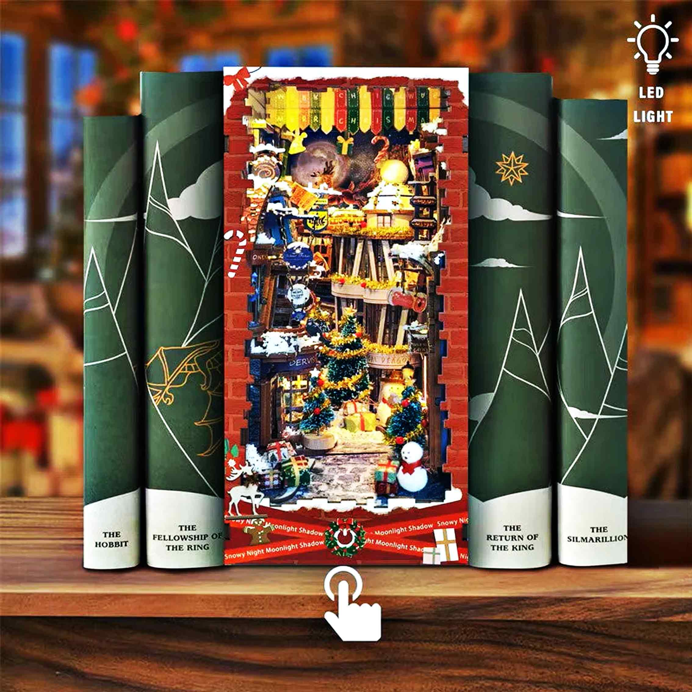 Plymagic DIY Book Nook - Christmas in Magic Night Alley