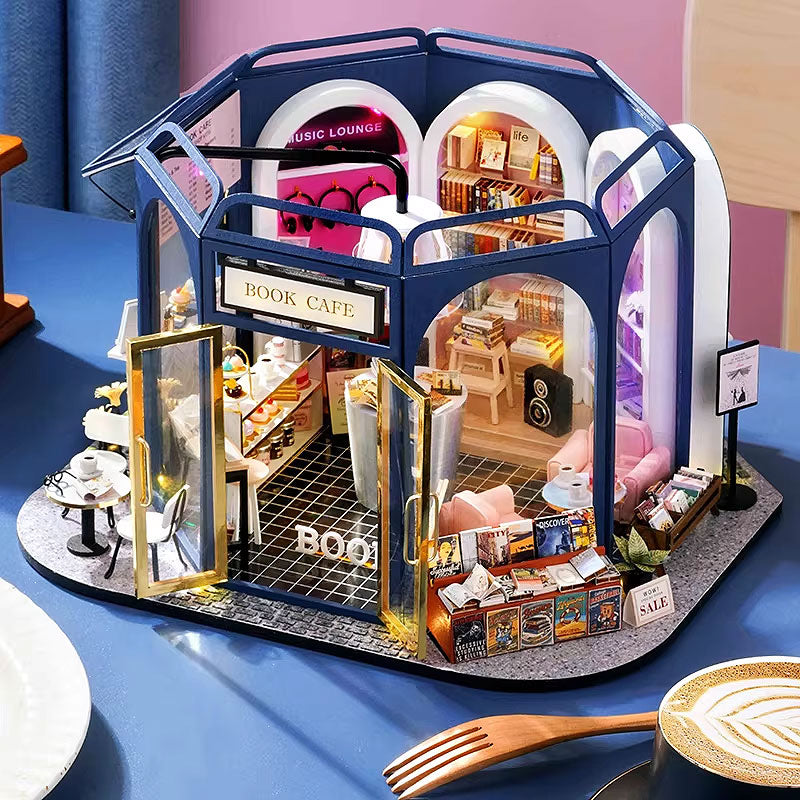 Plymagic DIY Mini House - Modern Cafe Lounge