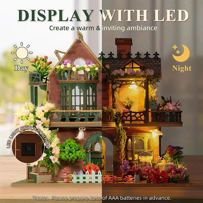 Plymagic DIY Mini House - Idyllic Cottage