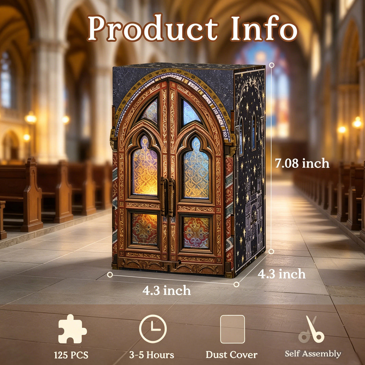 Plymagic DIY Book Nook - Notre-Dame Basilica