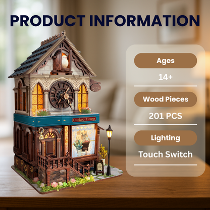 Plymagic DIY Mini House - Cuckoo Clock House