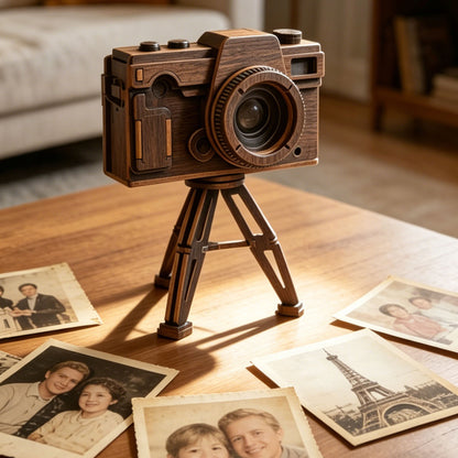 Plymagic Assembly Model - Retro Camera Puzzle (and Photo Album)