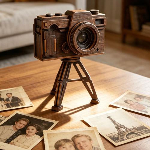 Plymagic Assembly Model - Retro Camera Puzzle (and Photo Album)