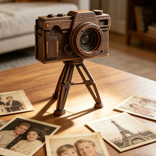 Plymagic Assembly Model - Retro Camera Puzzle (and Photo Album)