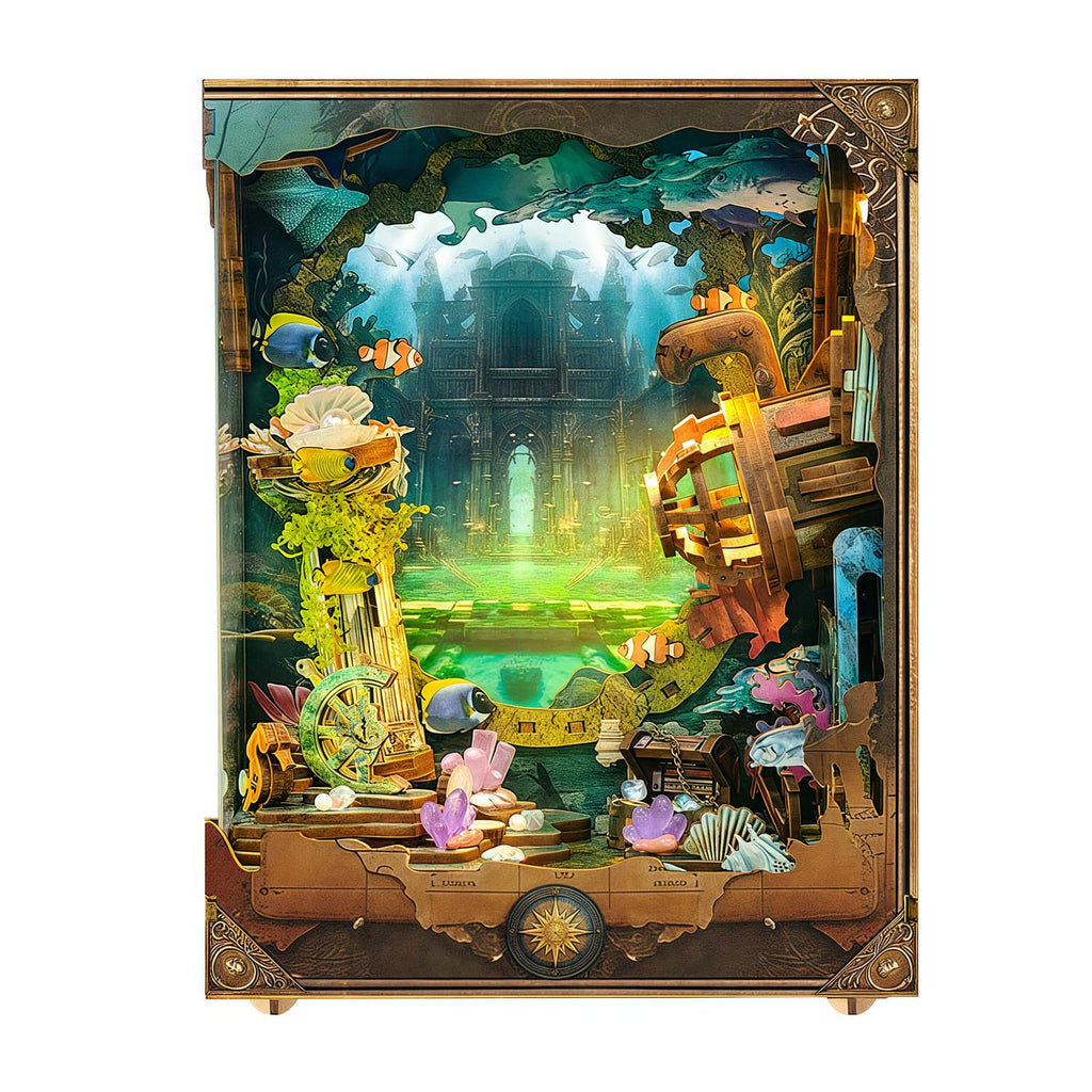 Plymagic DIY Book Nook - Explore Atlantis