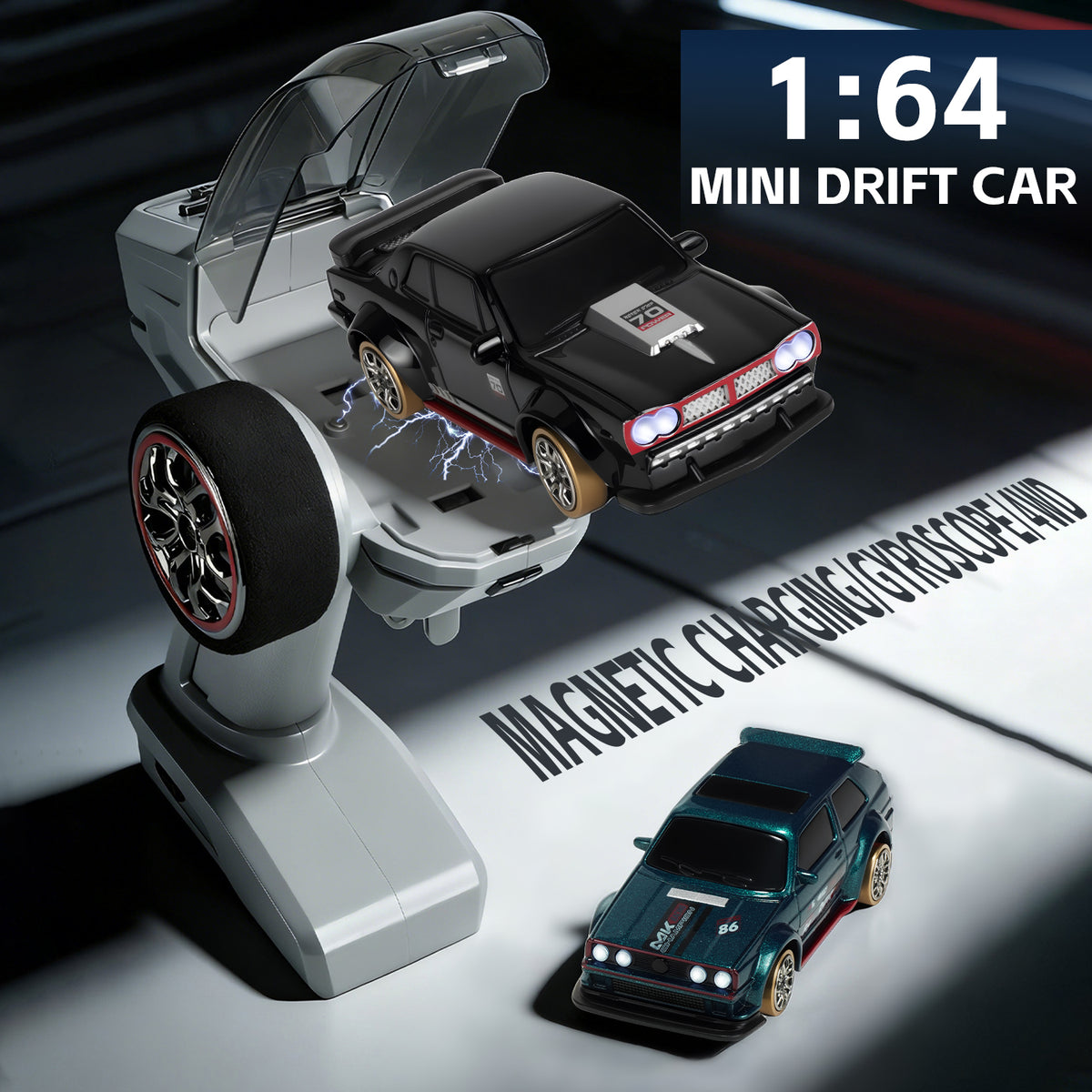 Magnetic-Charging Mini Remote Control Car
