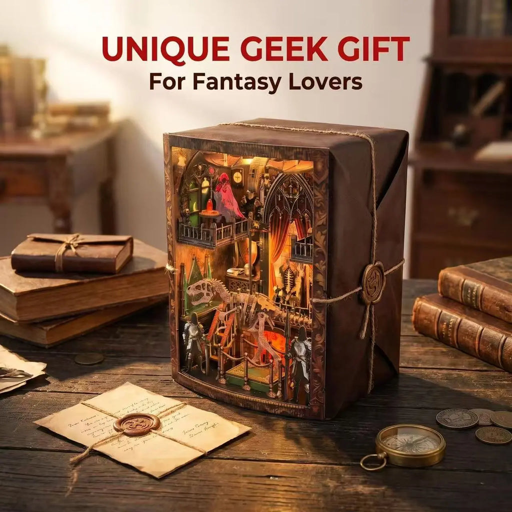 Plymagic DIY Book Nook - Hall of the Dragon Knights