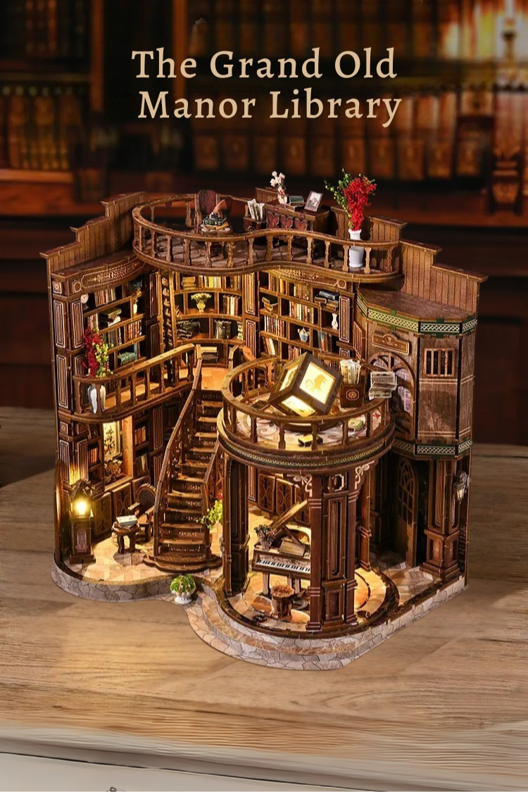 Plymagic DIY Mini House - Old Manor Library